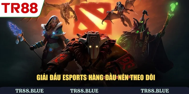 Giải đấu esports hàng đầu nên theo dõi